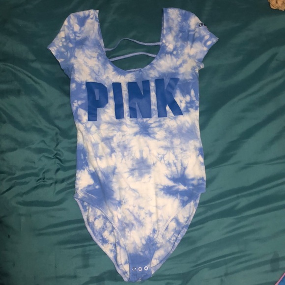 PINK Victoria's Secret Tops - PINK Victoria’s Secret Tie dye Bodysuit